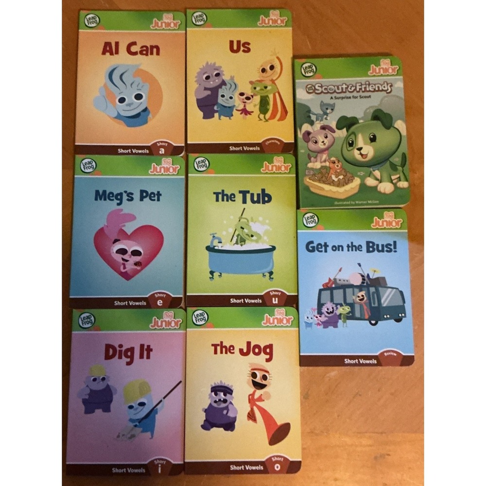 Leap Frog Leapfrog Tag Junior Jr. W/ Storage Bag + 8 Books Tested & Working - Picture 13 of 16